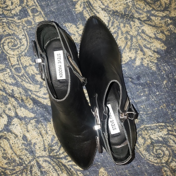 Steve madden leather booties NEVERWORN :) - Picture 3 of 3